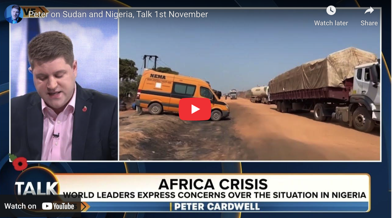 Peter on Sudan and Nigeria