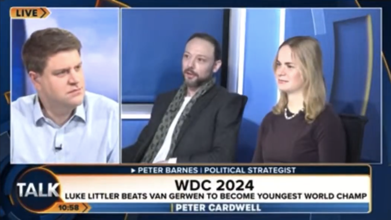 Peter Cardwell & Peter Barnes talk darts on Talk